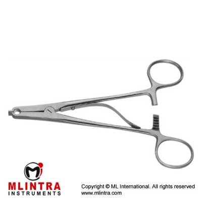 Raney Applying - Removal Forcep Stainless Steel, 15.5 cm - 6" Raney Applying - Removal Forcep Stainless Steel, 15.5 cm - 6"